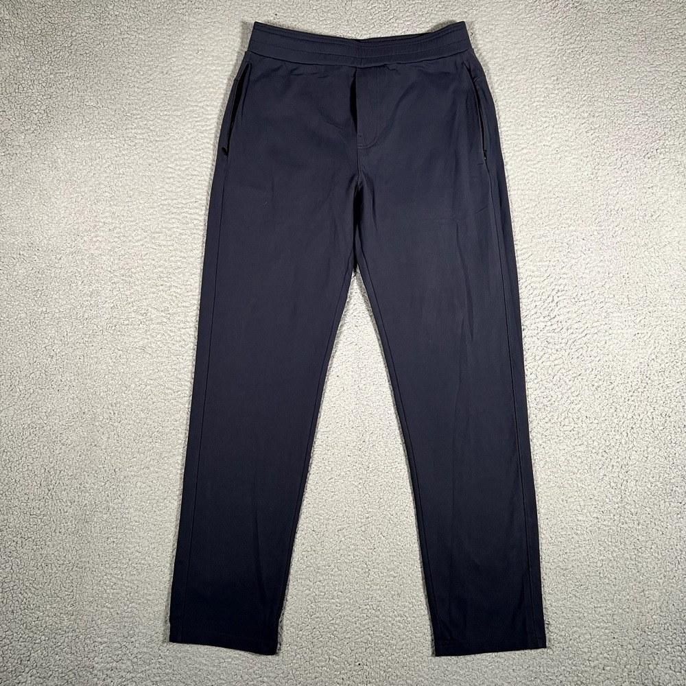 Public Rec Pants Mens 32x32 Blue Daymaker Casual Preppy Stretch‎ Logo Drawstring
